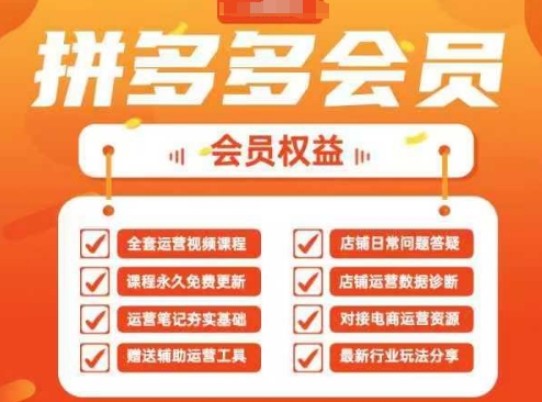 2025拼多多运营实战课,40节全流程教学,覆盖拼多多运营全链路-青年云网创—高质量项目商城